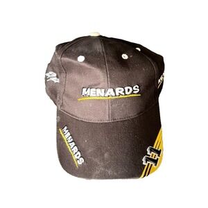 Menards Racing Hat Mens Strapback Cap Men's One Size‎ Black NASCAR EUC
